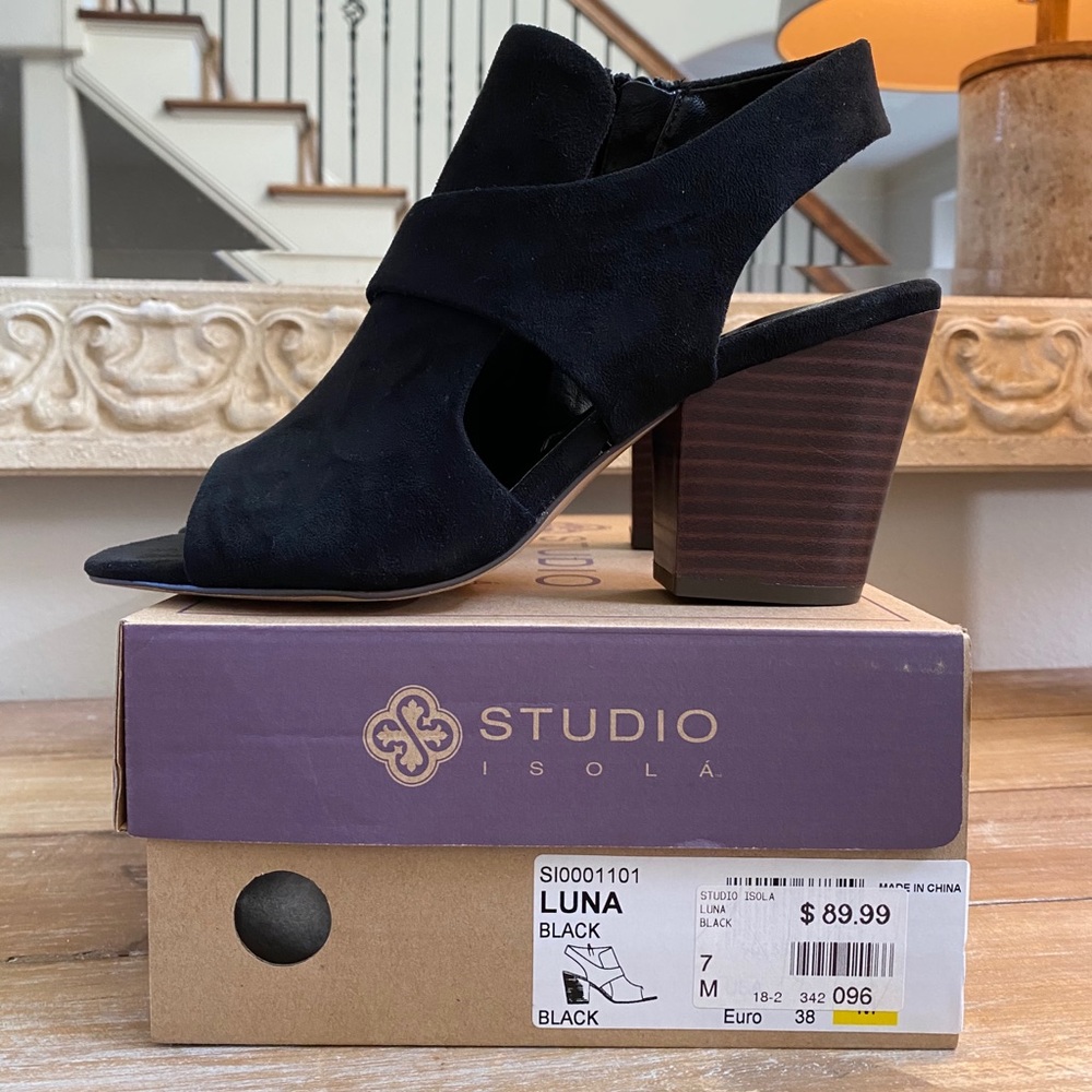 Open Toe Booties - Picture 2 of 6